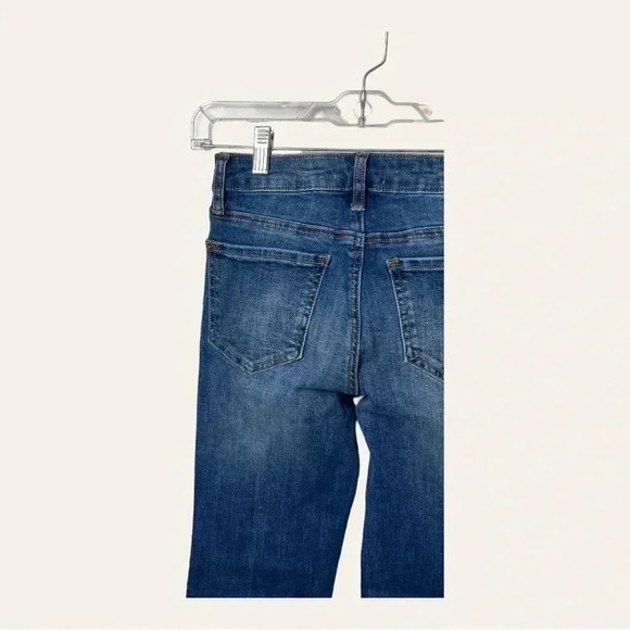 0564. New W/‎ TAGS SPECIAL A SHARK BITE FLARE DENIM JEANS SIZE 1 MWDIUM WASH - Picture 11 of 13